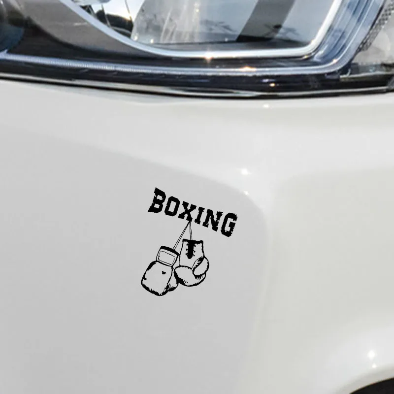 

13*11cm Coolest Fitness Fight Boxing Car-Sticker Automobiles Motorcycles Window Bumper Laptop Vinyl Decal PVC Decorative Goods