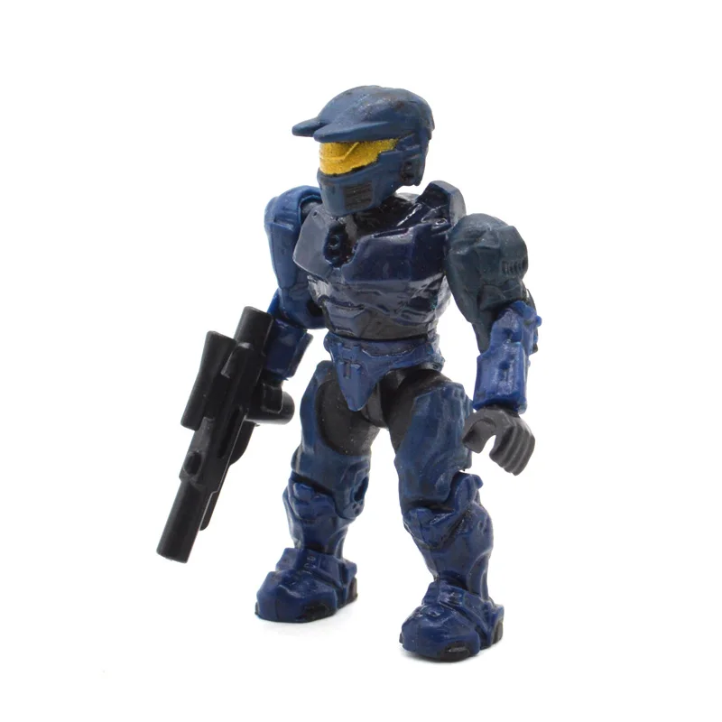 1 Piece MB87 Одиночная Halo Wars Warriors Монстры люди Спартанские игры ковенанты пушки солдаты строительные блоки кирпичи игрушки для детей - Цвет: 1 Piece MB87
