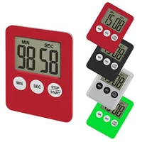 magnet kitchen cooking timers lcd digital screen kitchen timer square cooking timer count up countdown alarm clock for cooking
