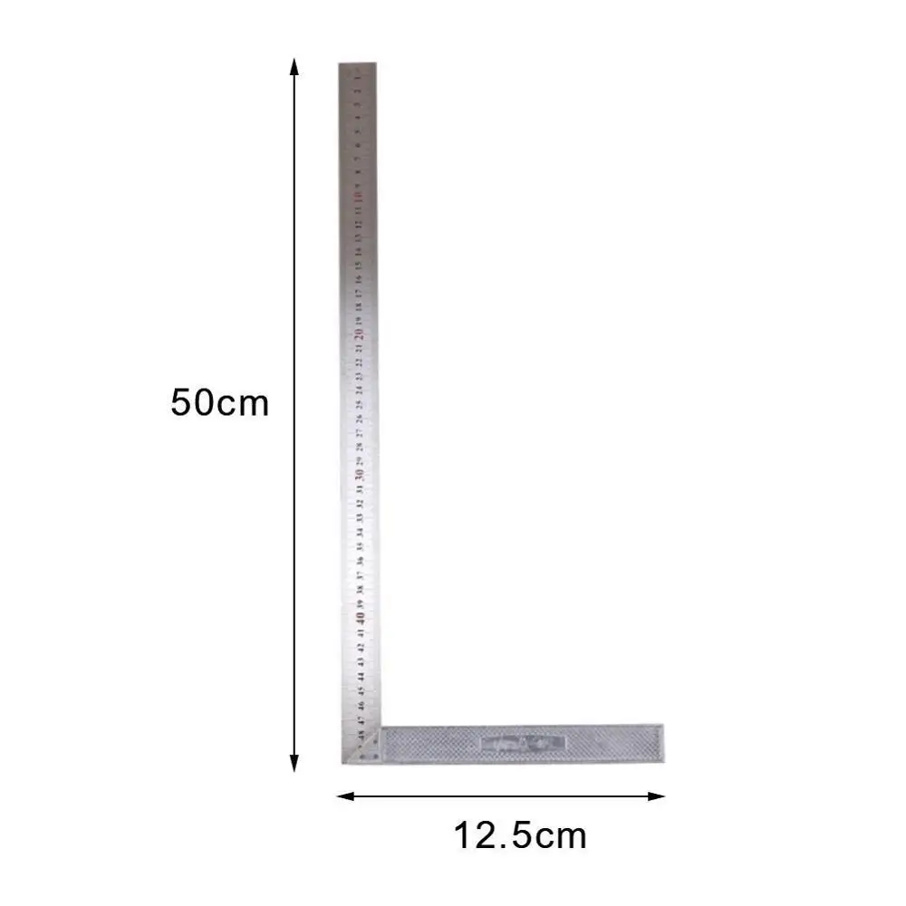 Сталь с поворотом на 90 градусов линейка измерительный инструмент Метрическая