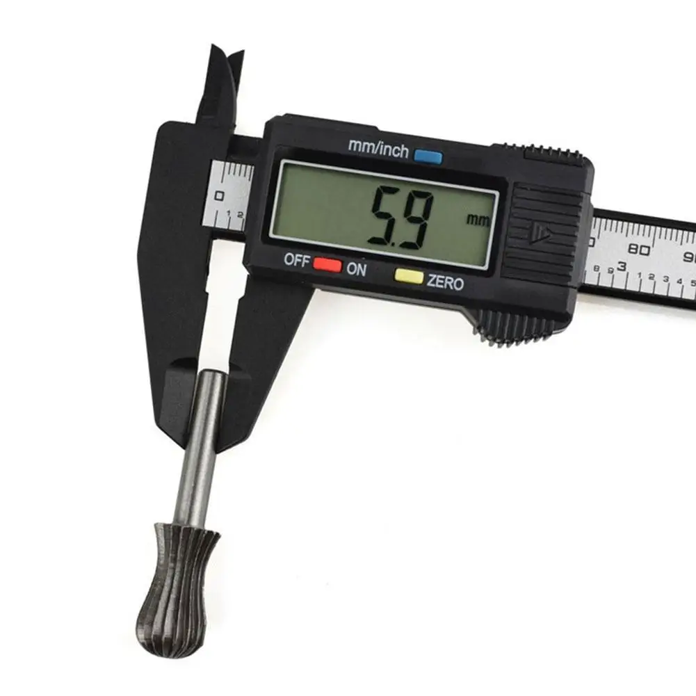 

New Arrival 150mm 6 inch LCD Digital Electronic Carbon Micrometer Measuring Tool Fiber Gauge Caliper Vernier R2T0