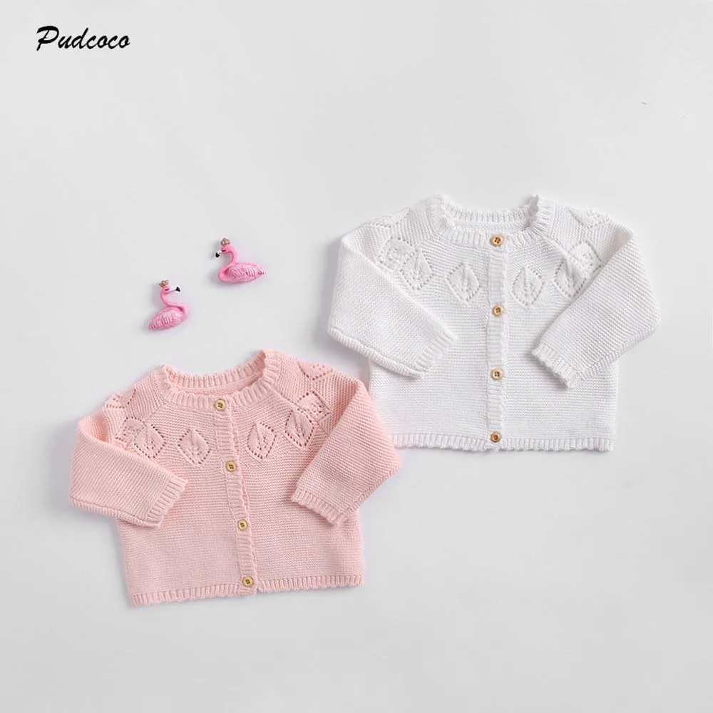Новинка 2020 вязаные пальто для маленьких девочек от 0 до 24 месяцев Зимний новый