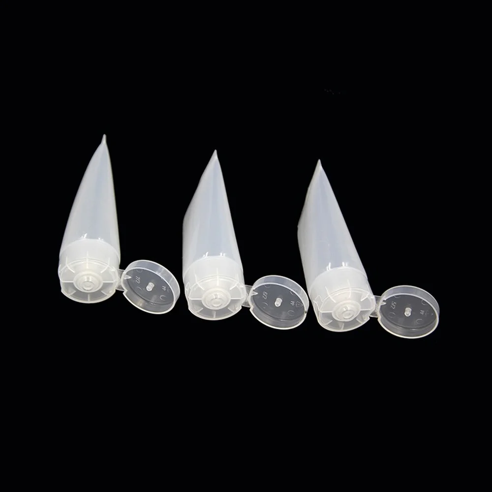 Пустая пластиковая трубка с прозрачной крышкой 20 шт. дорожные Бутылочки для