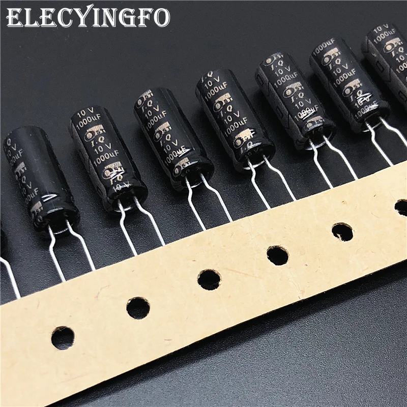 

10pcs 1000uF 10V1000UF OST RLS 8x20mm Long Life Low ESR 10V1000uF Motherboard Capacitor