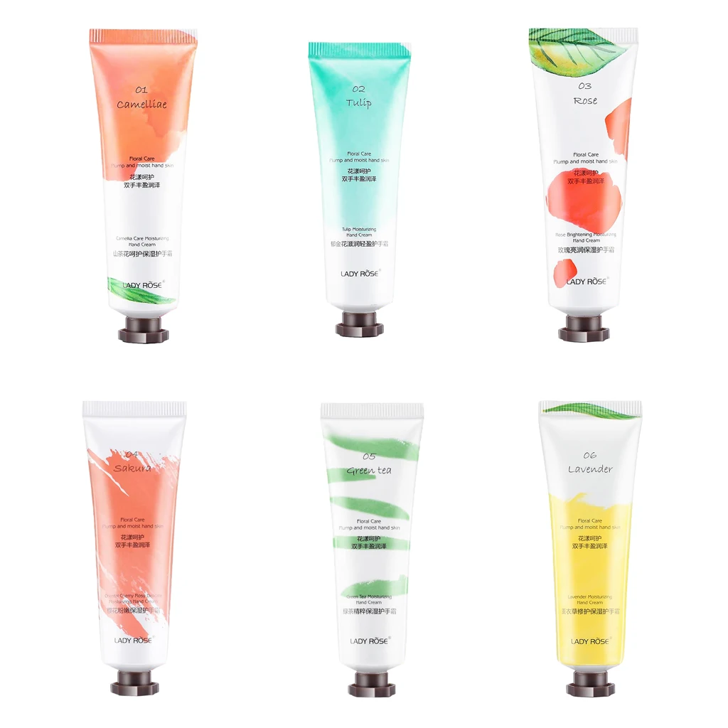 

Moisturizing Nourishing Best Natural Floral Plants Hand Cream For Dry Hands