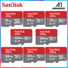 Карта памяти microSD SanDisk Ultra, UHS-I ГБ, 200 ГБ, 400 ГБ, 16 ГБ, 32 ГБ, 64 ГБ, 128 ГБ, 256 ГБ, 512 ГБ, класс 10, для смартфона