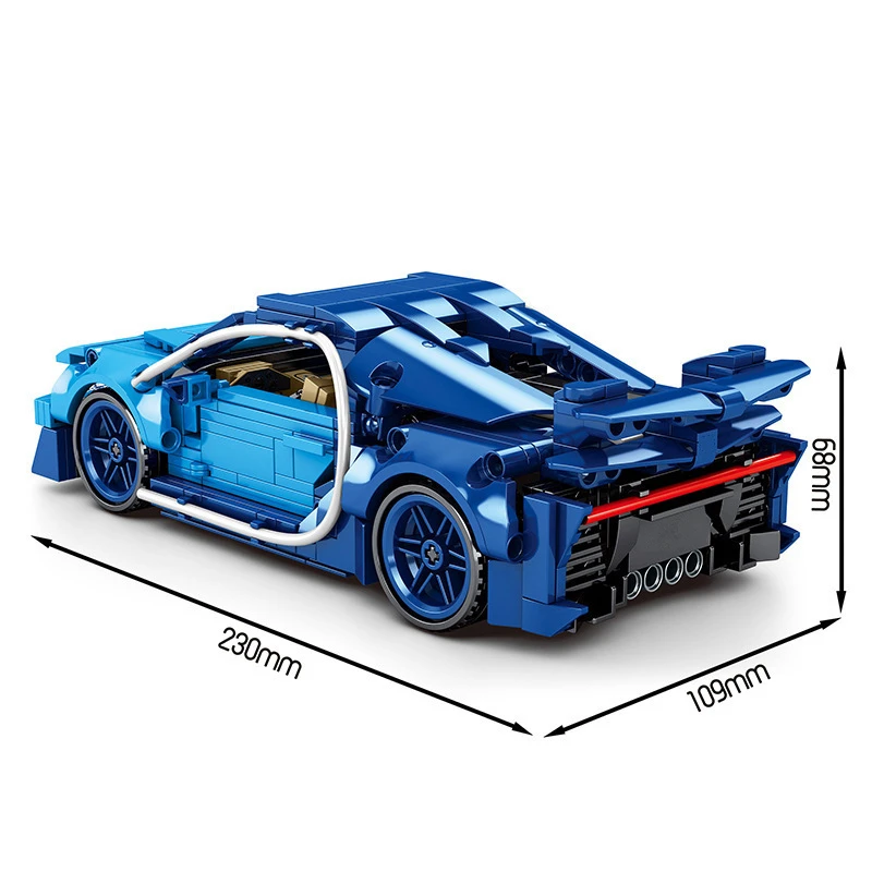 High-Tech Famous Super Sports Car Building Blocks Creative MOC Speed Champions Racing Vehicle Sets Bricks Toys For Children | Игрушки и