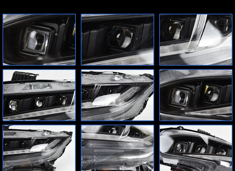 Головной фонарь для Honda CIVIC X G10- фары Противотуманные фары Дневные ходовые огни DRL H7 светодиодный Биксеноновая лампа автомобильные аксессуары