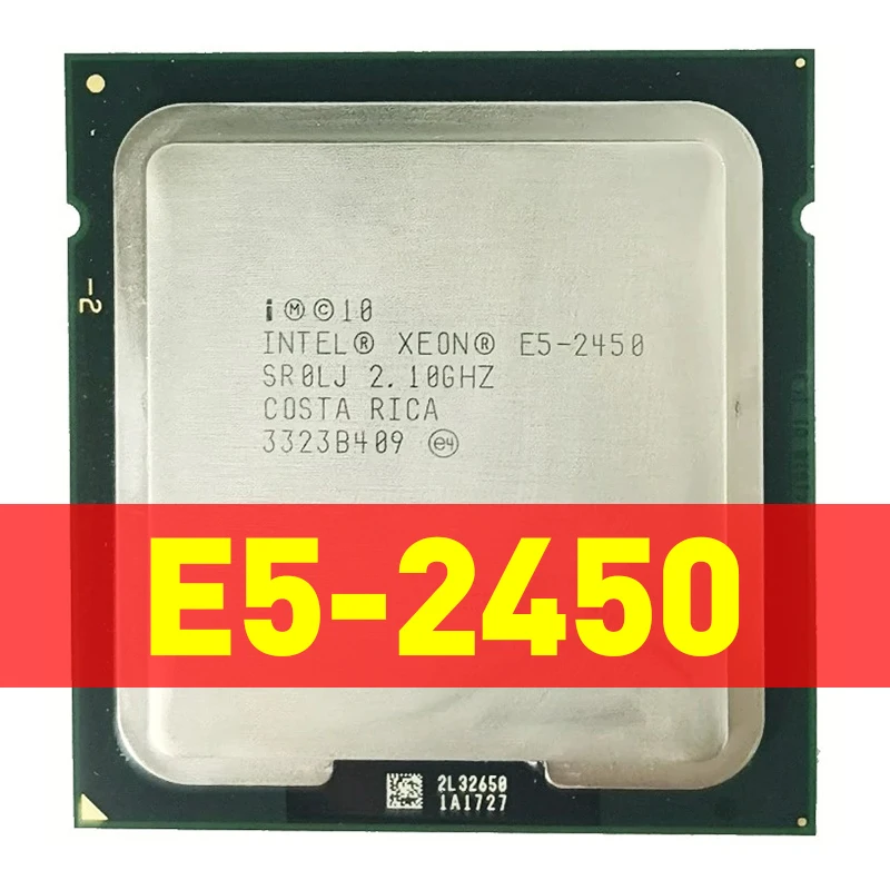 

Intel Xeon E5-2450 E5 2450 2.1 GHz Eight-Core Sixteen-Thread CPU Processor 20M 95W LGA 1356