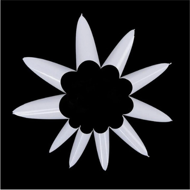 500 шт./упак. накладные ногти для ног на каблуке шпильке коготь советы и