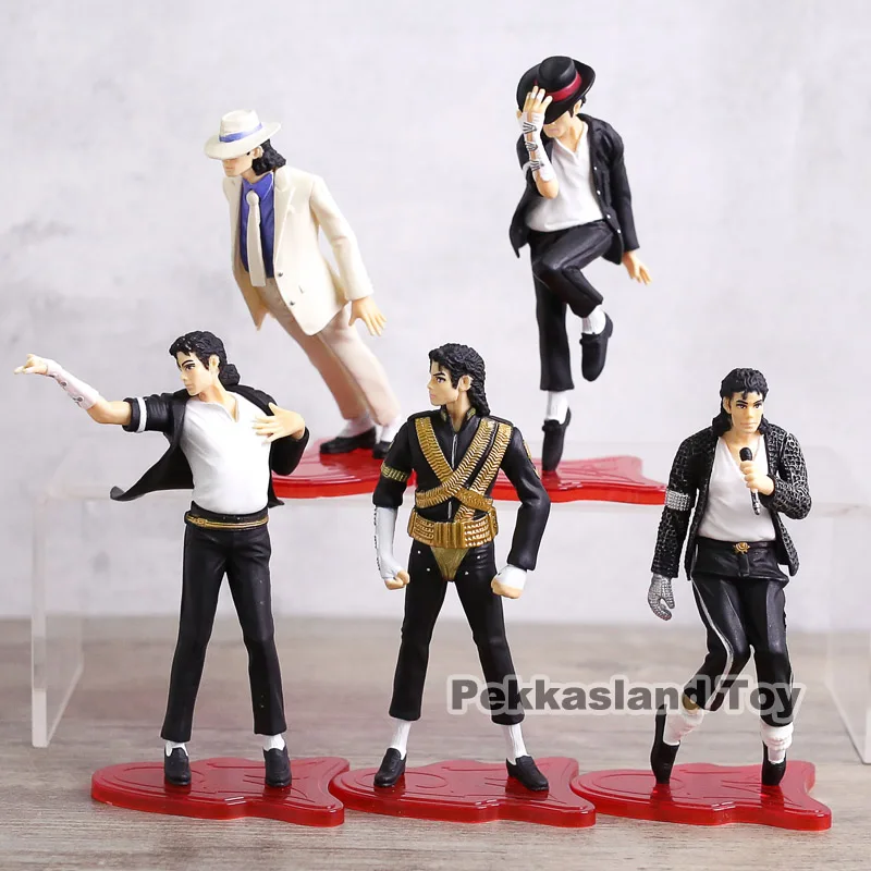 Экшн фигурка King of POP MJ из ПВХ коллекционная игрушка 12 см 5 шт./компл.|Игровые