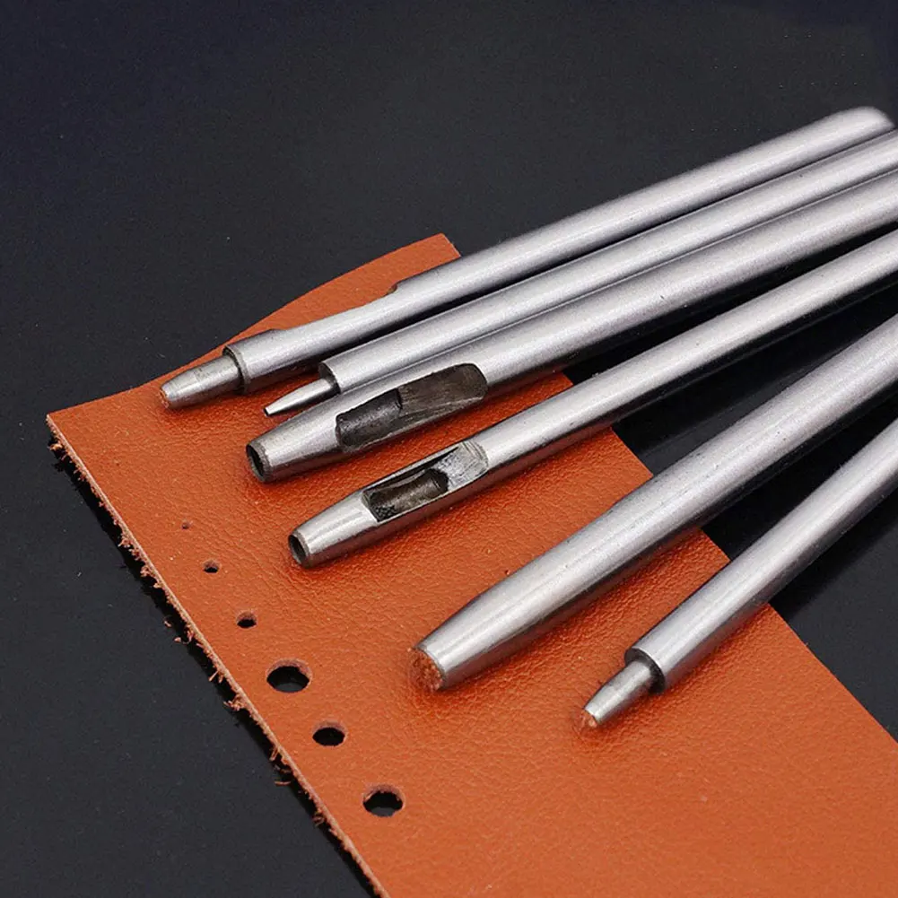 10 шт. кожа инструменты Кожа дырокол кожаный для рукоделия Пояс Удар 0 5 мм одежды