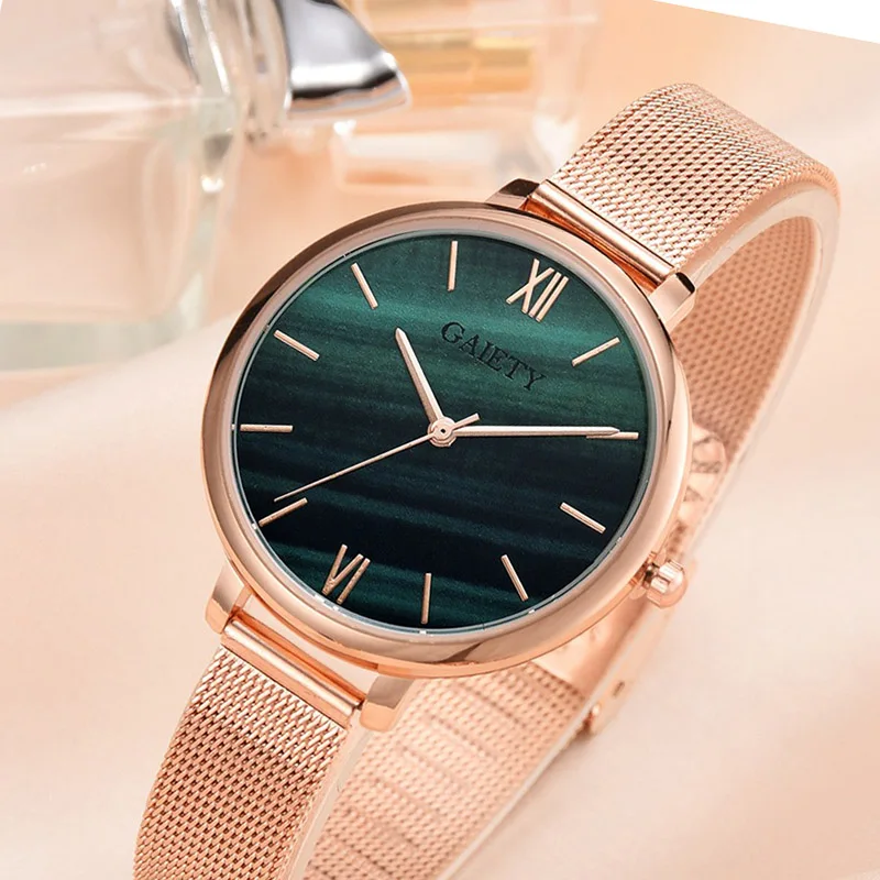 Лучшие брендовые уникальные модные часы для женщин Простые повседневные