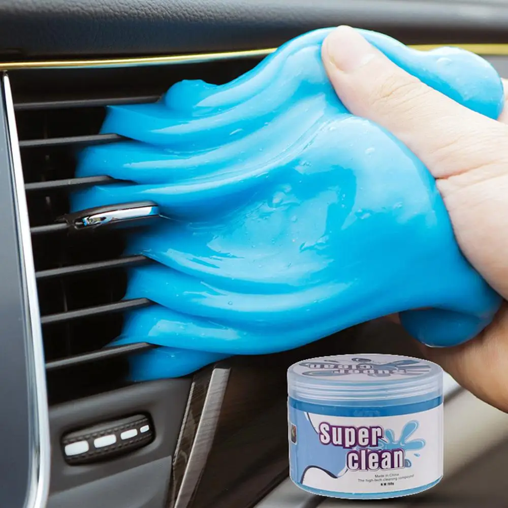 

Car Cleaner Glue Panel Air Vent Outlet Dashboard Laptop Keyboard Cleaning Tool Mud Remover Car Gap Dust Dirt Cleaner Soft Gel