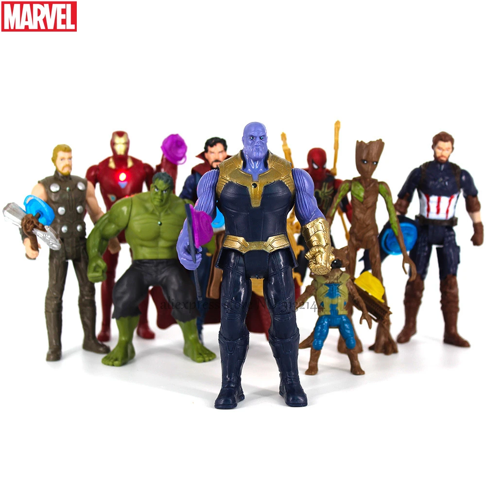 Hasbro игрушки Марвел Мстители Человек-паук Халк Железный человек куклы двойной 4
