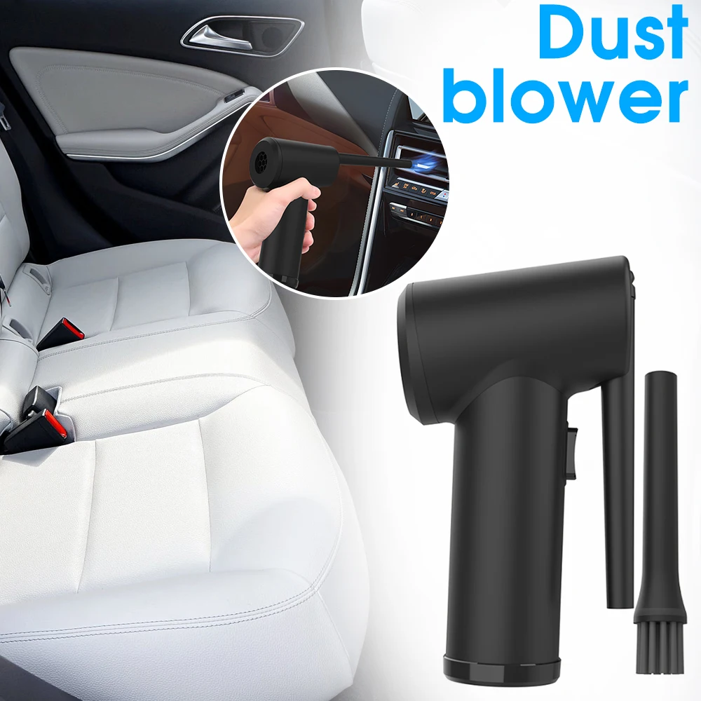 

Car Cordless Air Duster High Pressure Duster USB Rechargeable Handheld Air Blower Portable For Keyboard Computer Vehicle Home