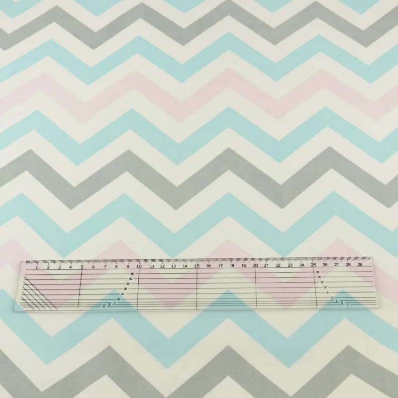 100% хлопок Ткань саржа волна Конструкции Лоскутное шитье telas ребенка ткани