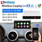 Беспроводной обмена потоковыми мультимедийными данными (Airplay) Carplay для Audi Q3 A1 2011-2015 2016-2018 Поддержка Авто GPS зеркало заднего вида Камера мультимедиа Экран модернизации