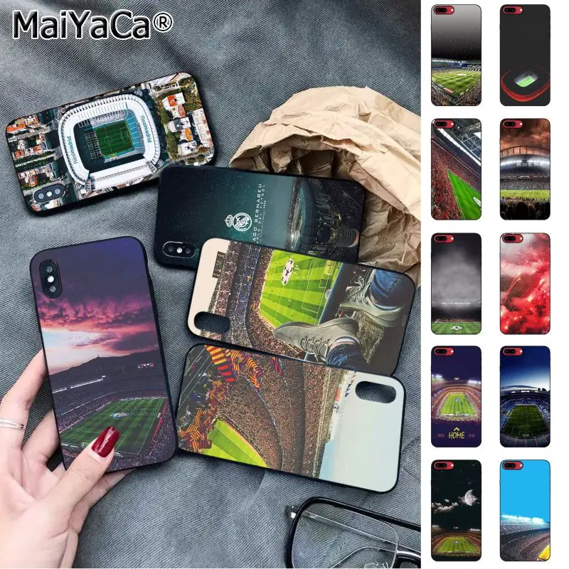 MaiYaCa Барселона Домашний футбольный стадион Новинка чехол для телефона Fundas чехол для Apple iPhone 8 7 6 6S Plus X XS MAX 5 5S SE XR чехлы