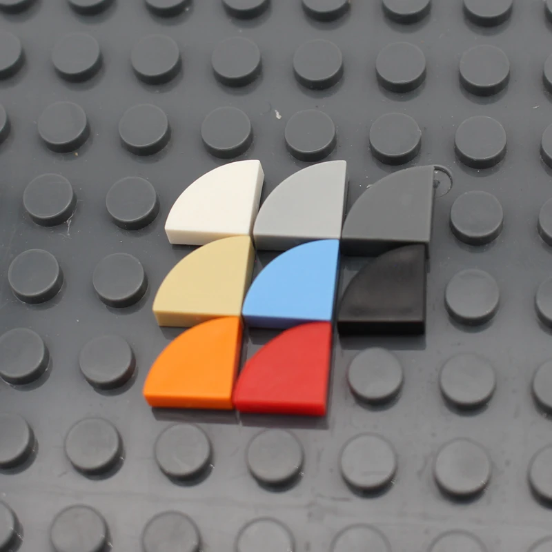 Moc Tile круглая 1x1 четверть 25269 Сделай Сам креативная Просвечивающая Сборка