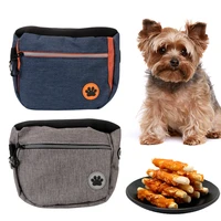 large capacity outdoors dog treat bag pet snack bag pet supplies diagonal bag waist pocket pet training pouch multi use