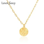 Женское ожерелье из серебра 100% пробы, популярное дизайнерское ожерелье в виде русалки, винтажный медальон из старой монеты, ожерелье с золотой цепочкой