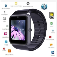 gt08 bluetooth smart watch with sim card slot for android smartphones nfc health watches with retail box
