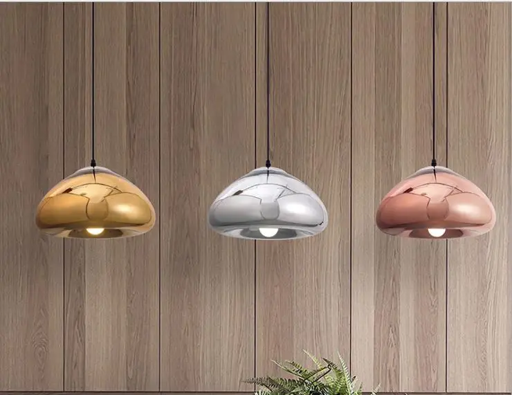 Современный стеклянный подвесной светильник с покрытием Подвесная лампа для