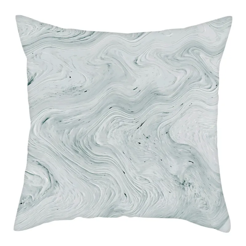 Чехол на подушку Fuwatacchi с мраморной неровной текстурой цветной лаконичный для