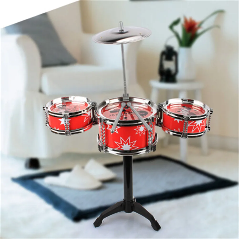 

Children Toys For Choose Play Music Develop Intelligence Christmas Gift Drum Set Boys Girls Blue And Red