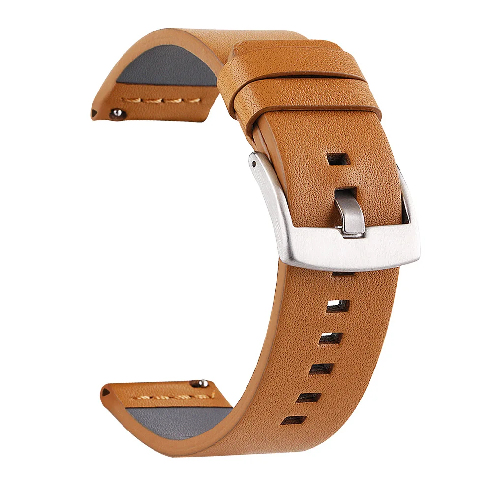 

Leather Strap For Samsung Galaxy Watch 42mm 46mm Sports Wrist Watchband 20mm 22mm For Huawei Watch 2 Smart Bracelet Accessories