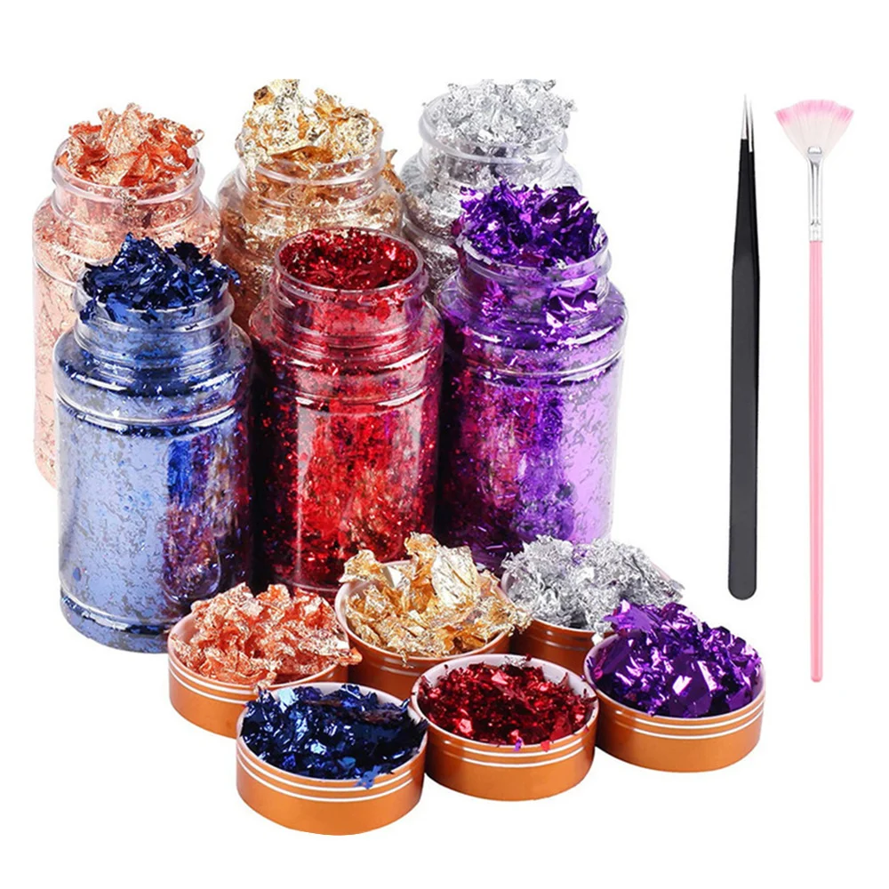 

1Set Decorative Nail Art Stickers Colorful Sequins Manicure Painting Handicraft