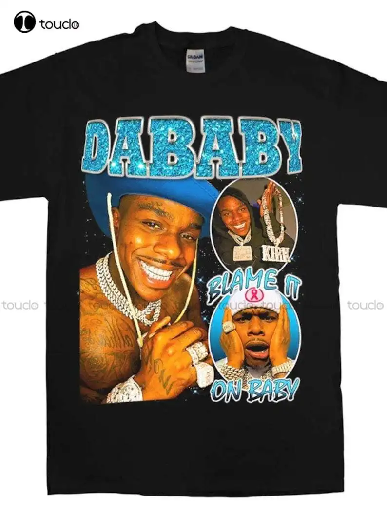 

Новинка, футболка Dababy с рисунком, унисекс