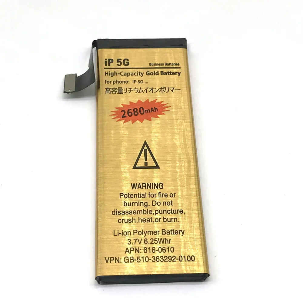 1 шт. 3 7 V 2680mAh литий-ионный аккумулятор + отвертка инструменты для Apple iPhone 5 5G