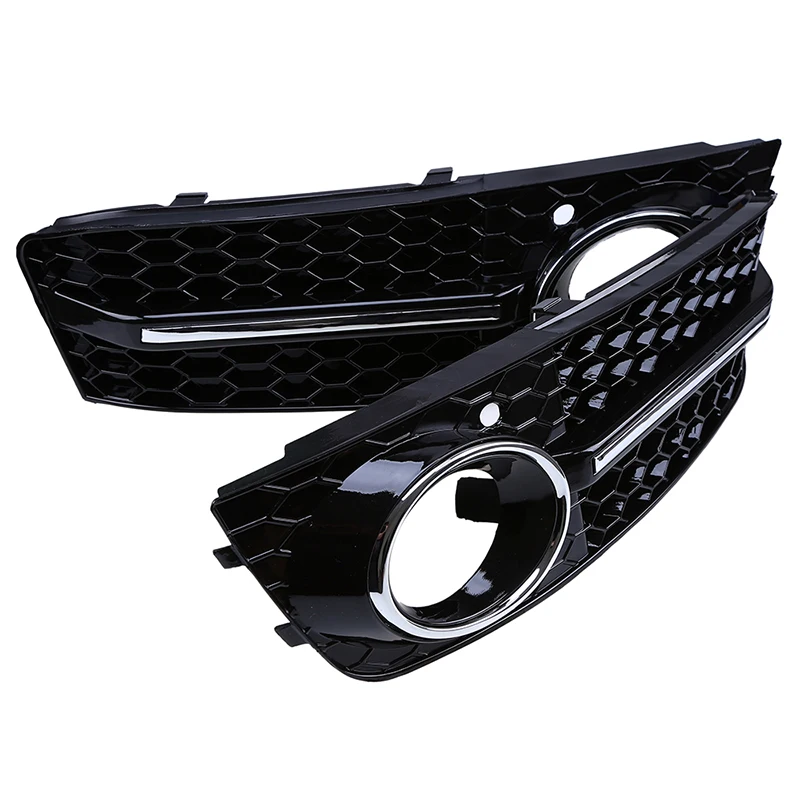 Решетка противотуманная POSSBAY для Audi A4/B8 2007 2008 2009 2010 2011|light grill|bumper grillefront bumper grille |