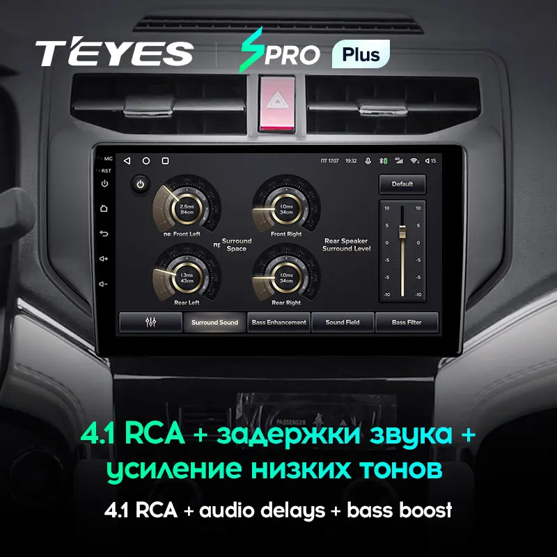 TEYES SPRO Plus For Toyota Rush 2017 - 2020 Car Radio Multimedia Video Player Navigation GPS Android 10 No 2din 2 din dvd | Автомобили и