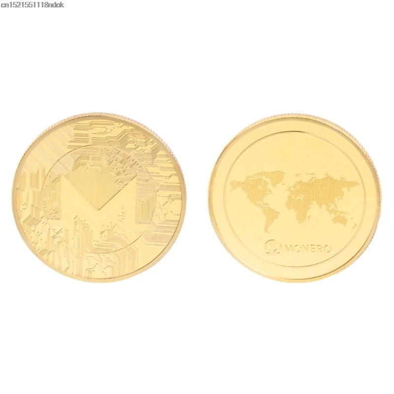 Gold Памятная монета Монро сплав коллекция подарок сувенир ремесла искусства Биткоин BTC Q9QA - Цвет: Gold