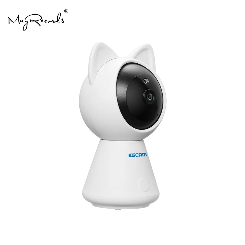 Escam QF509 HD 1080P панорамирования/наклона монитора Wi-Fi IP ИК камера ночного видения сетевая мини-камера Поддержка детектор движения Max 128 г TFCard