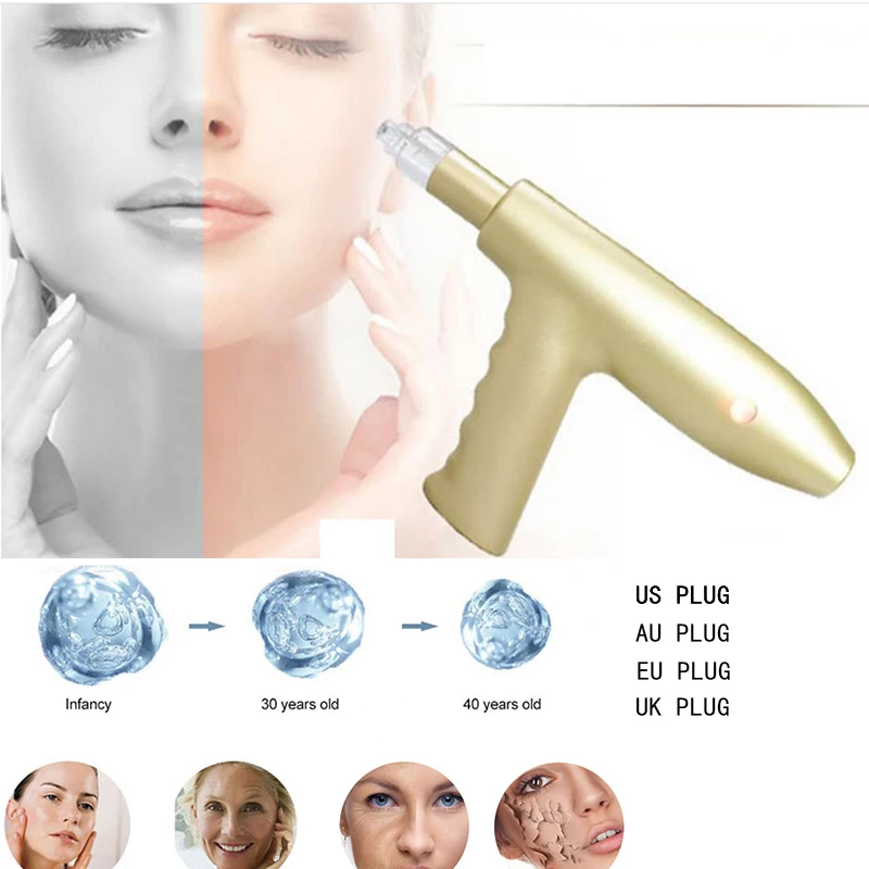 

Metal Beauty Water Gun Original Treatment Non-Invasive Painless Beauty Tool Deep Moisturizing Restore Milk Skin Suit Anti-Aging