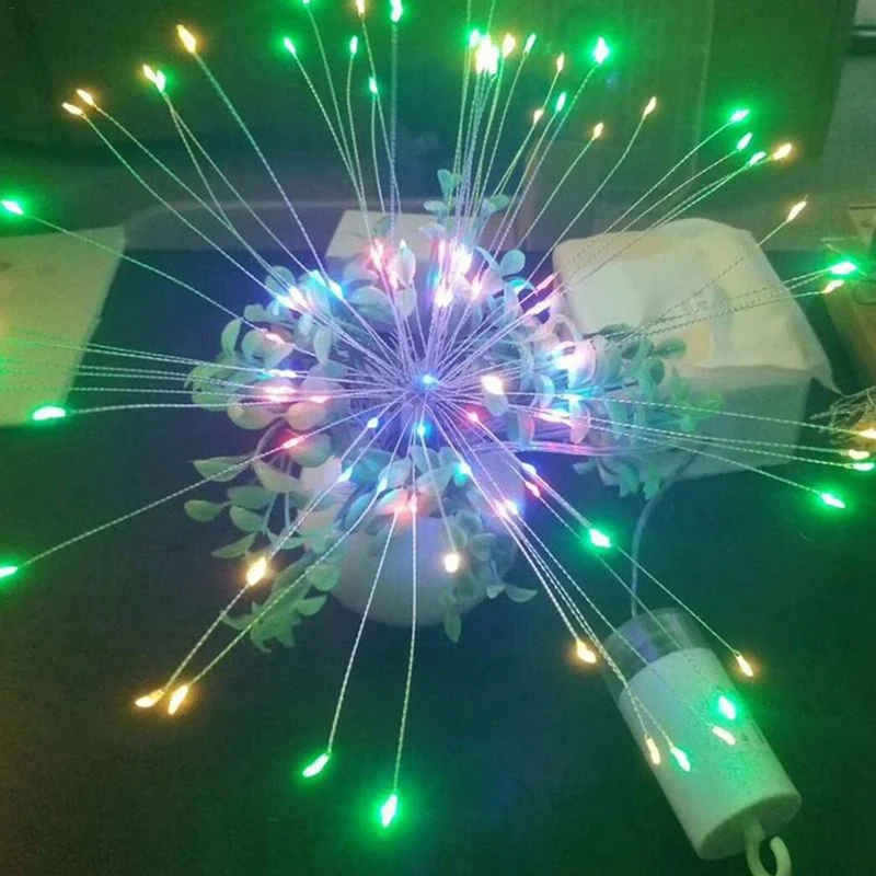 Новый подвесной светильник Starburst фея Strig s 150 светодиодов Diy медная гирлянда