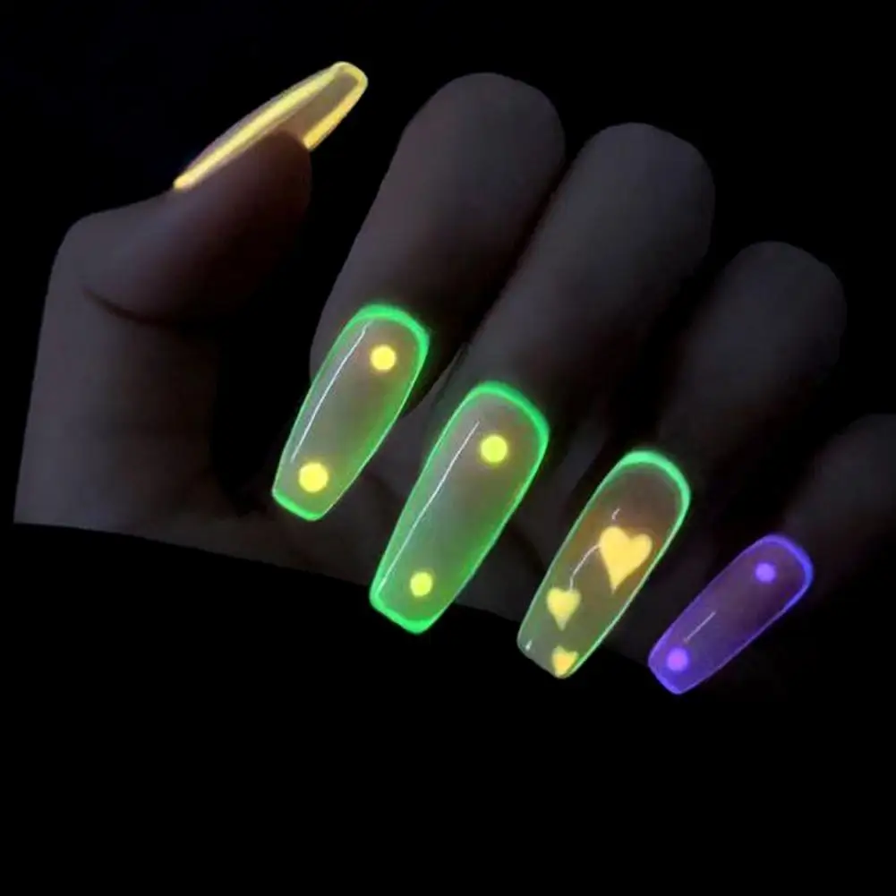 

Nail Color Polish Shiny Excellent Saturation Fluorescent Quick Drying Nail Color Polish Nail Gel Nail Art Gel 7.3ml