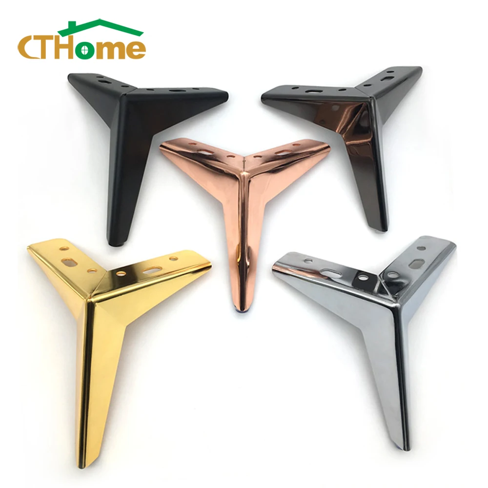 4 шт. ножки для журнального столика мебели металлический диван комод ванная