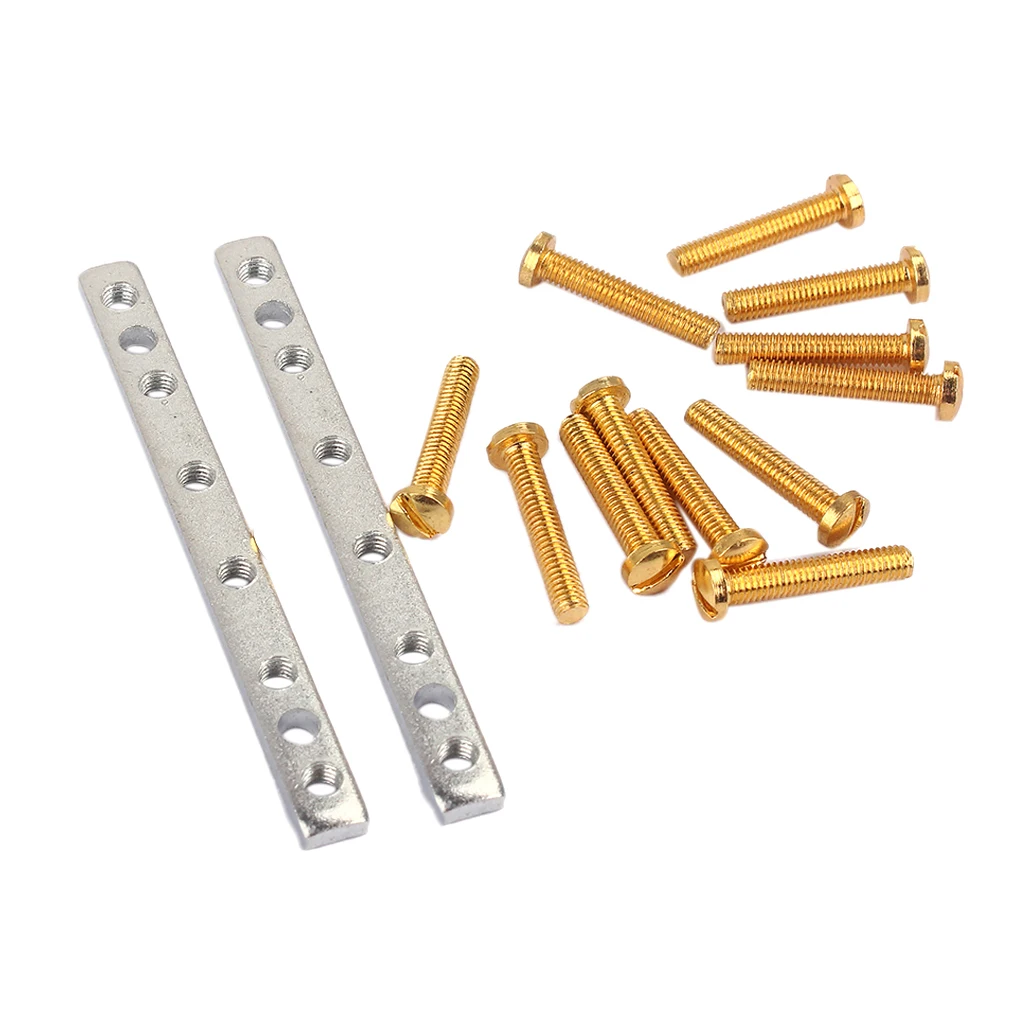 

Pack of 2 50mm Guitar Pickup Spacer with Pickup Mounting Screws for Electric