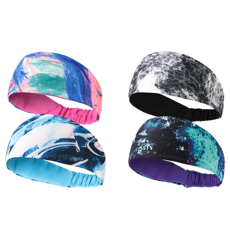 Спортивная повязка на голову из лайкры поглощение пота и антипот с Баскетбольным