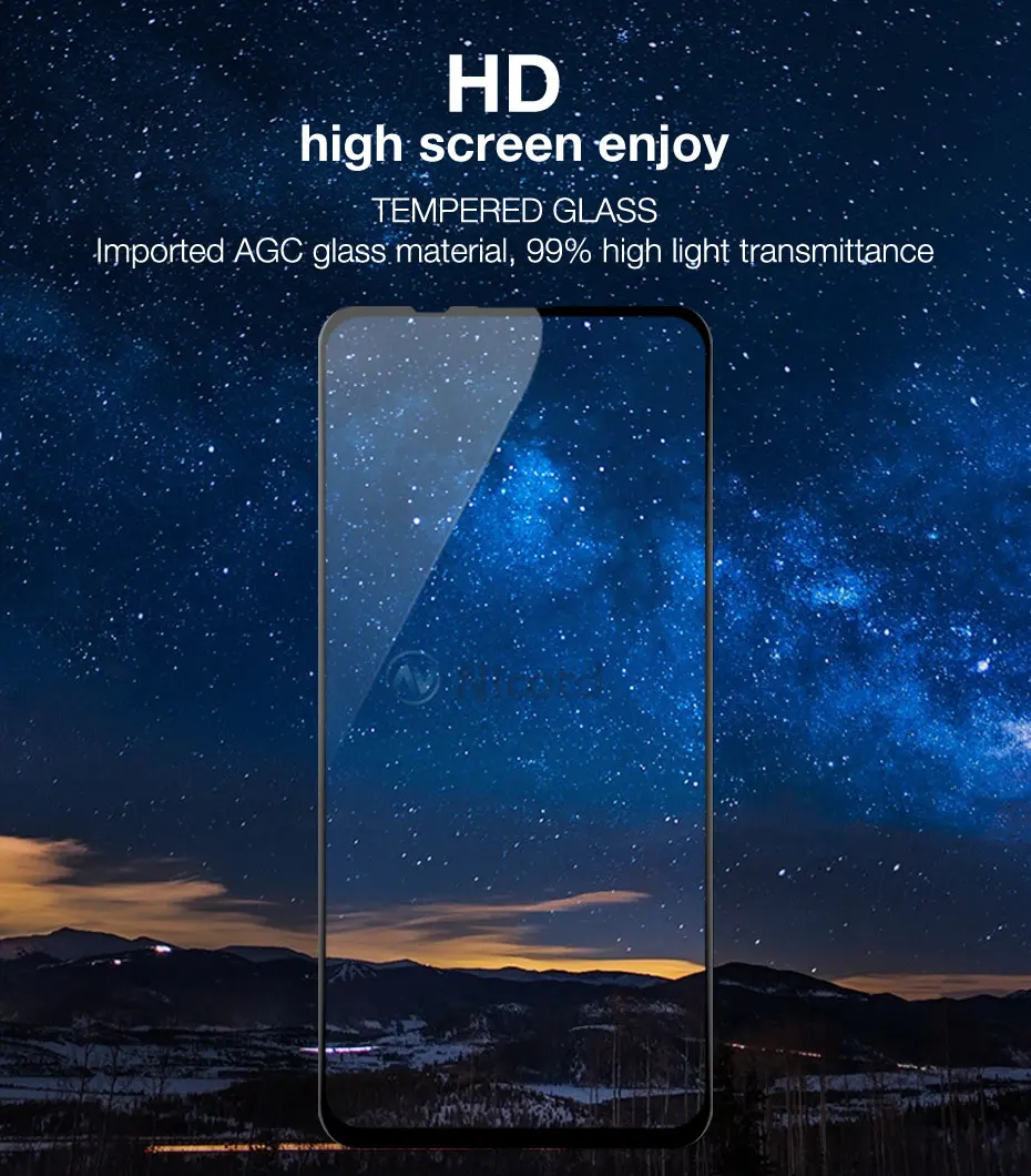 Закаленное стекло для Honor 20 Pro Lite 20i View V30 8X 9X 10 Pay 8 9 | Мобильные телефоны и