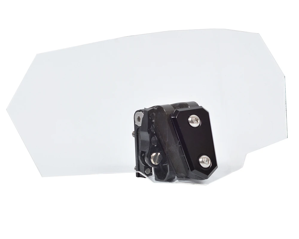 Регулируемый воздушный поток ветрового стекла черный алюминиевый блок для Honda