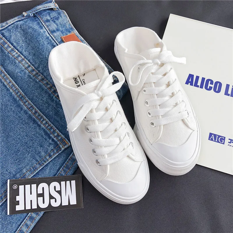 

Canvas Shoes for Women Fashion Sneakers Spring/Autumn 2021 NEW Shoes Woman Low Cut Lace-up High Quality women shoes