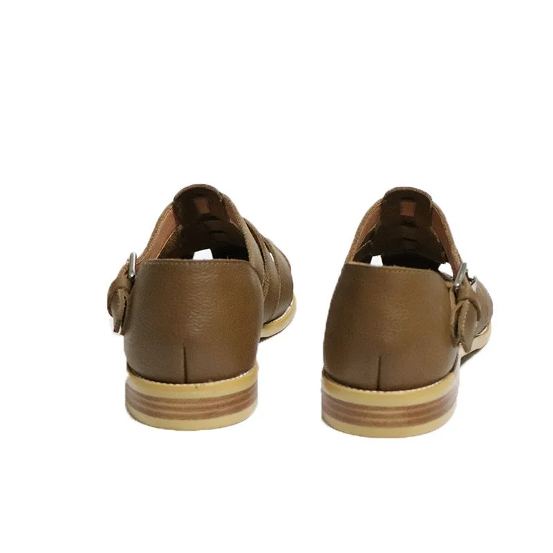 Сандалии мужские из натуральной кожи босоножки ручной работы натуральная