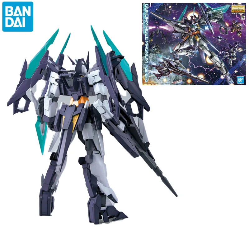 

Оригинальная мерная фигурка Bandai, MG 1/100 MAGNUM AGE 2, аниме экшн-фигурки с эффектом Gundam, модификация модели, подарок на день рождения