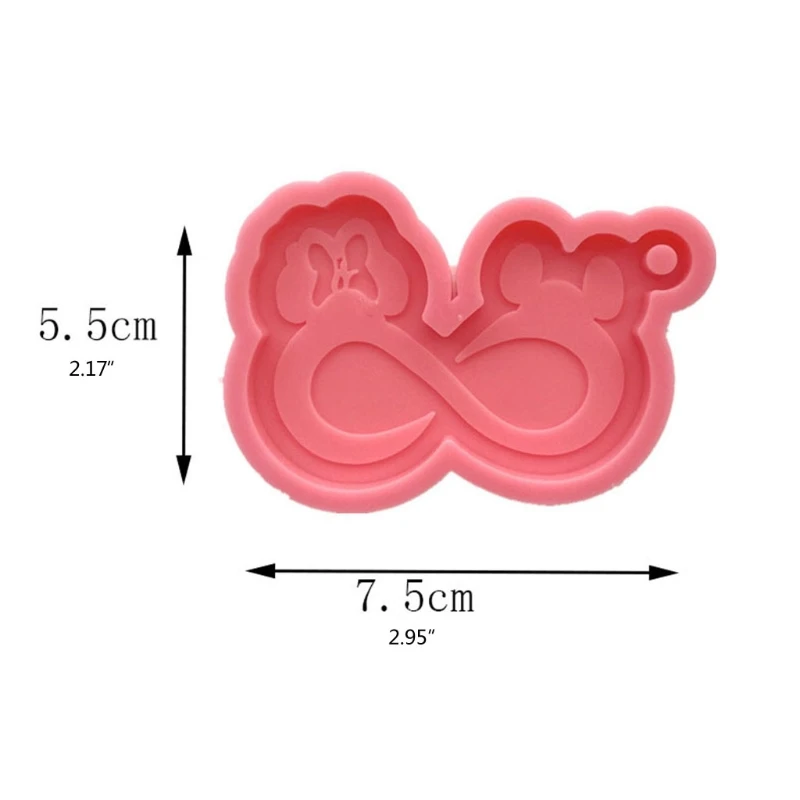 

Keychain Epoxy Resin Mold Earrings Pendant Casting Silicone Mould DIY Craft Mold